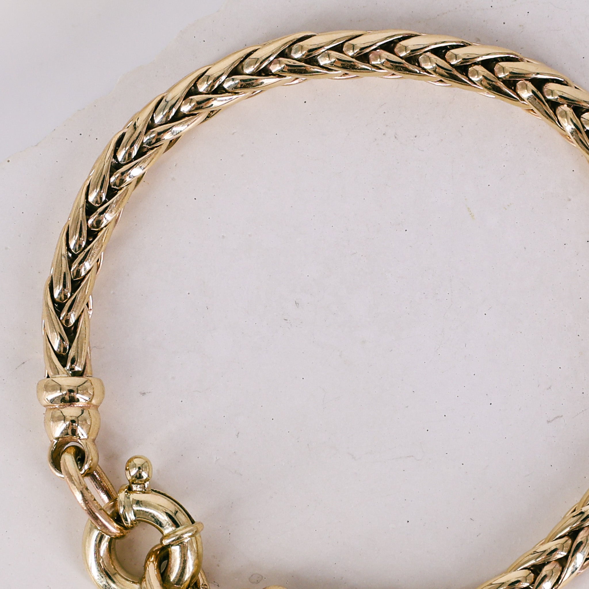9ct Yellow Gold Norfolk Pine Bracelet