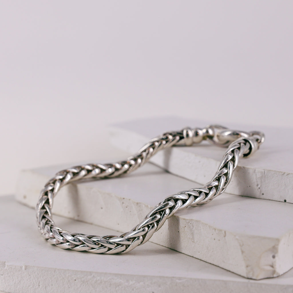 Norfolk Pine Silver Bracelet