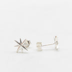 Silver Star Stud Earrings