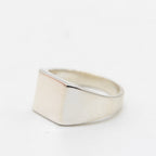 Large Silver Signet Ring
