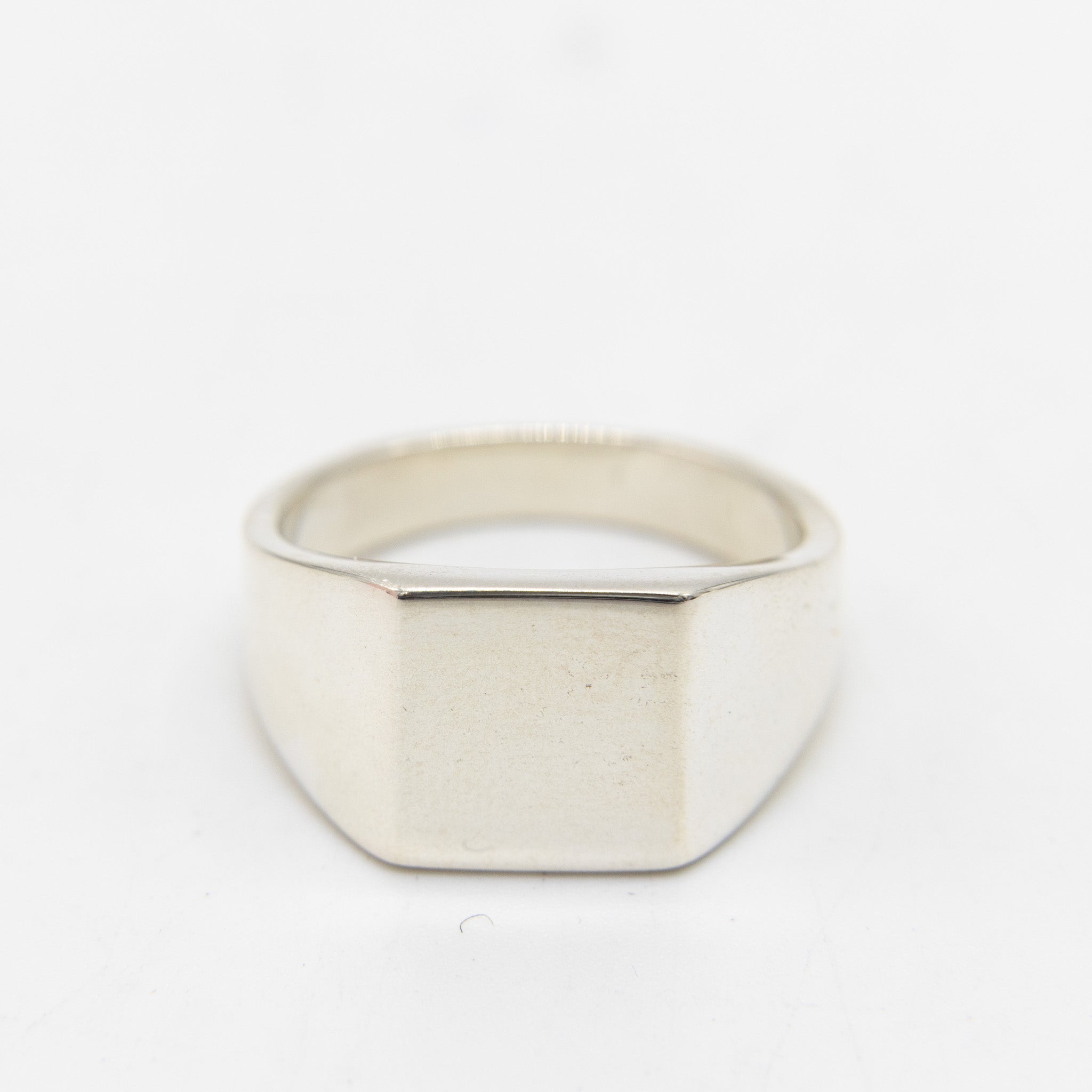 Large Silver Signet Ring
