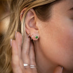 Pounamu Dot Studs