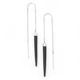 Black Buffalo Horn Slipstream Earrings