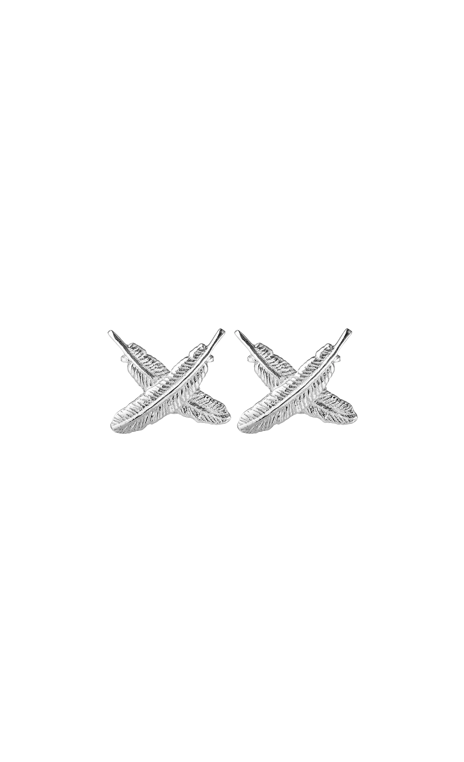 Mini Feather Kisses Studs