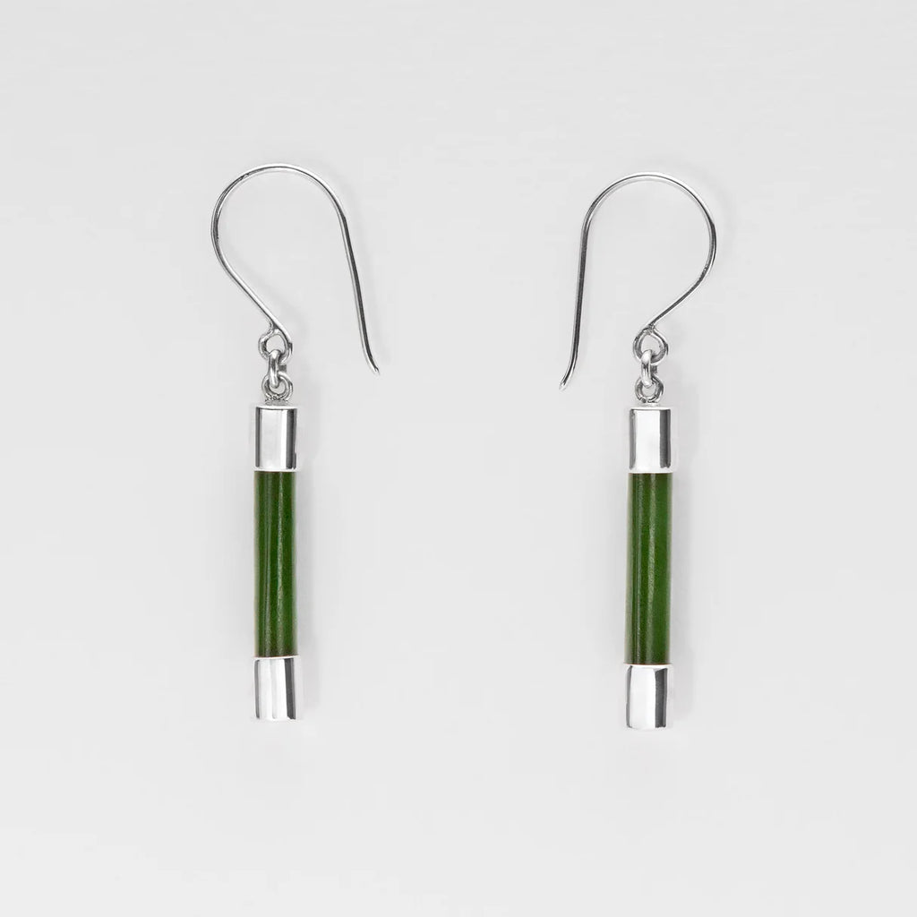 Pounamu Fob Earrings