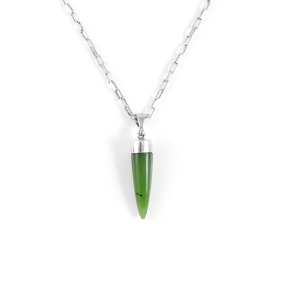 Pounamu Point Charm