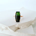 The Leading Lady: Moss Green Tourmaline Ring