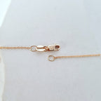 Short Round Cable Link Chain in 9ct Rose Gold