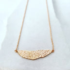 Dimpled Satin Necklace