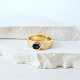 Party Sapphire Ring in 9ct Yellow Gold