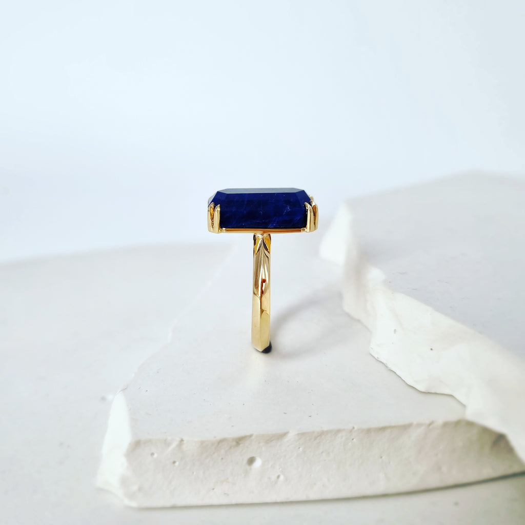 Make a Statement: The Lapis Lazuli Talon Ring