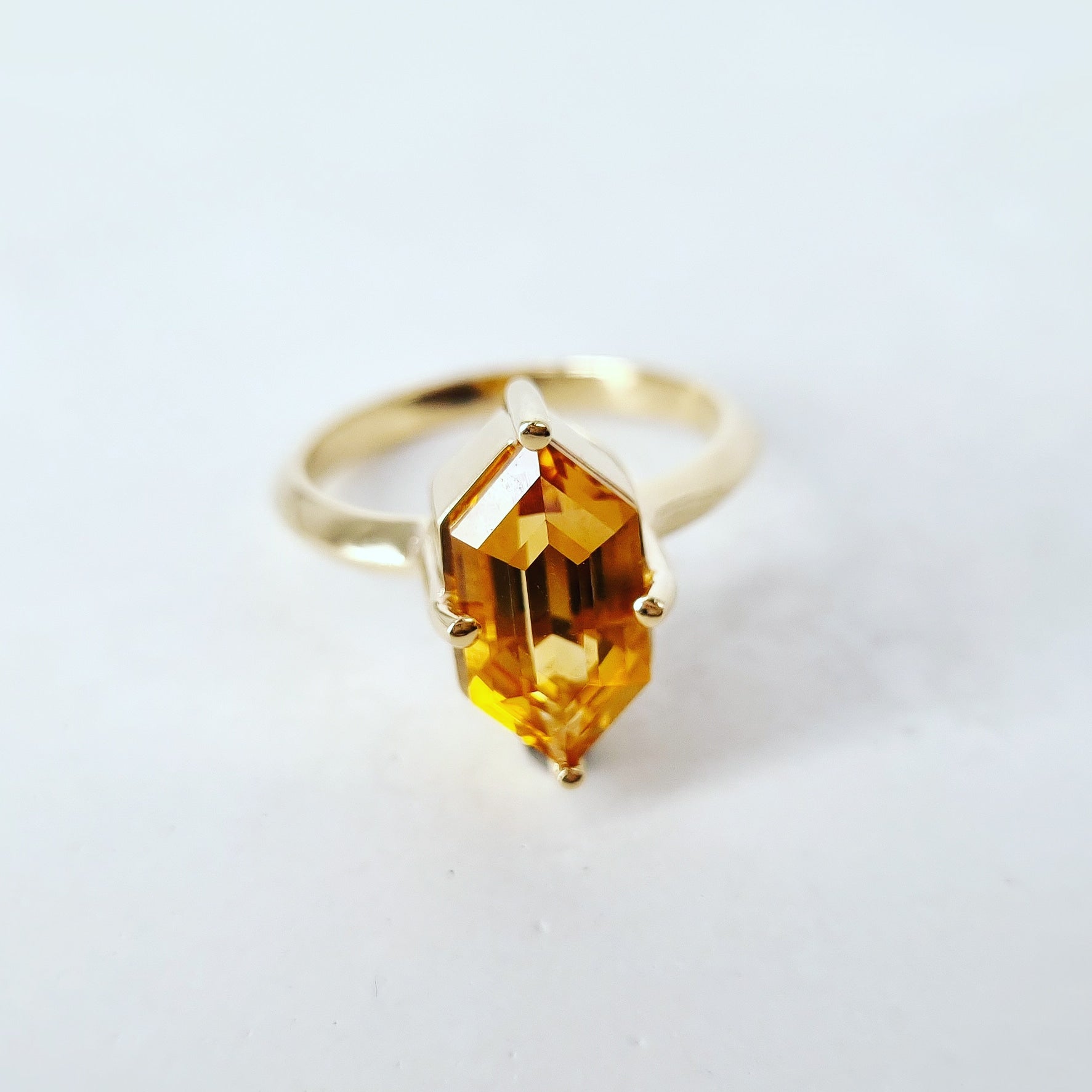 Prepare for Hearts to Flutter: The Golden Citrine Ring