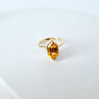Prepare for Hearts to Flutter: The Golden Citrine Ring