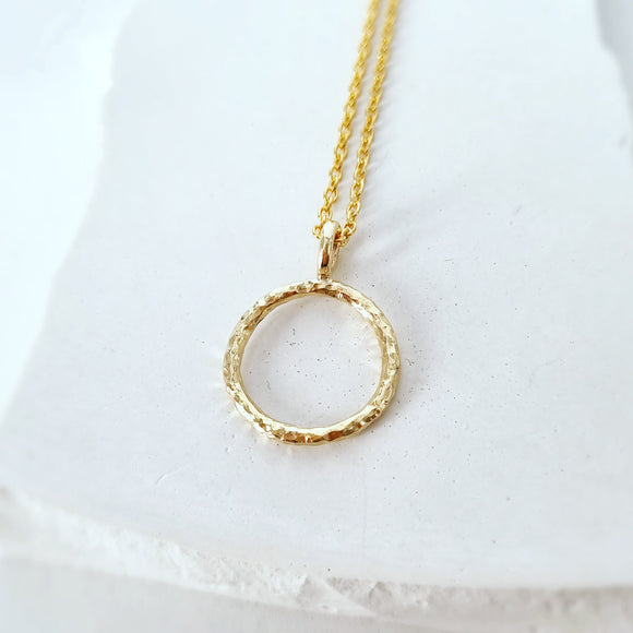 Organic Circle Pendant