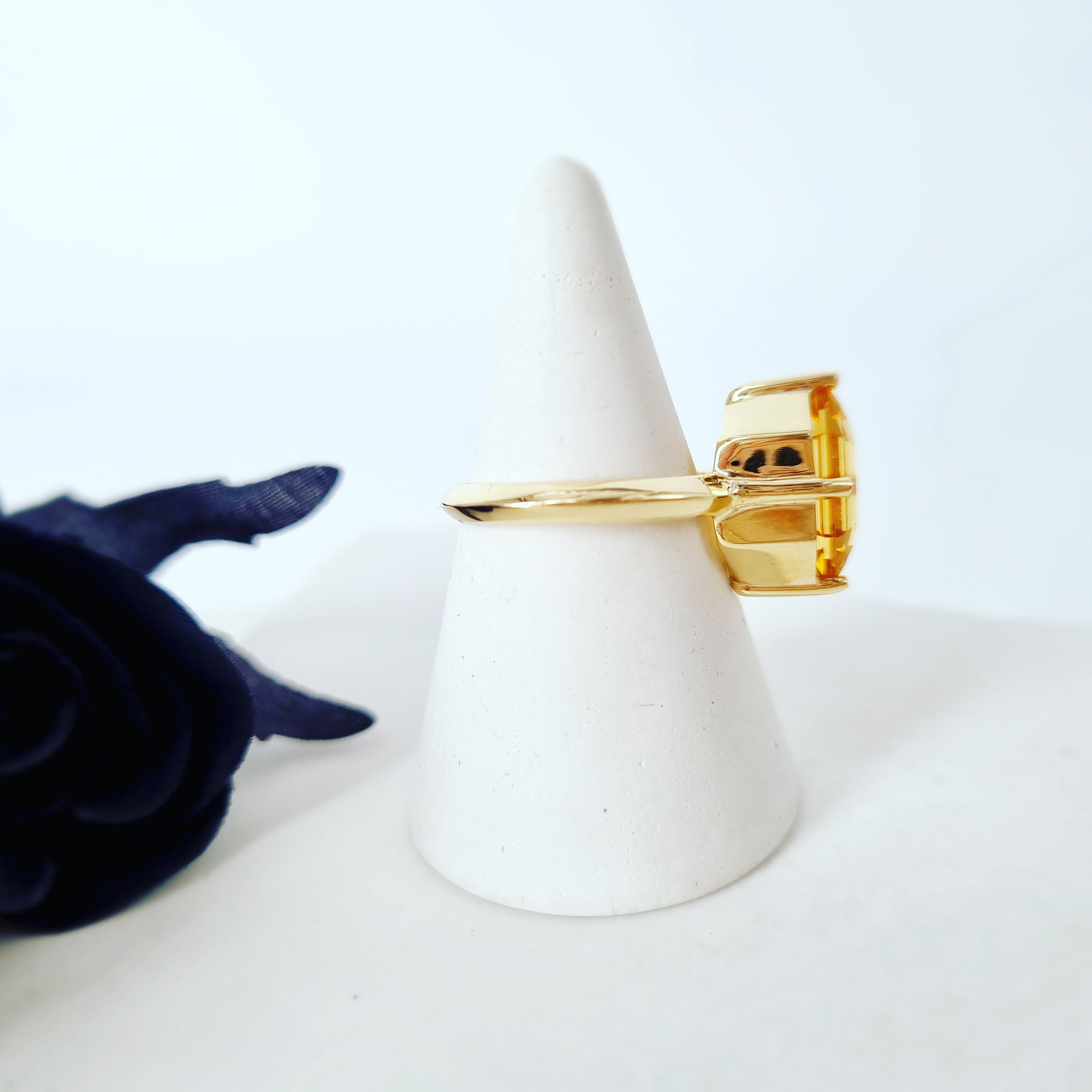 Prepare for Hearts to Flutter: The Golden Citrine Ring