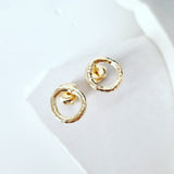 Organic Circle Earring