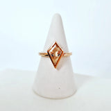 Kite Shape Morganite Ring