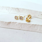 Elevate Your Everyday: 9ct Yellow Gold Lab Diamond Studs