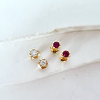 Elevate Your Everyday: 9ct Yellow Gold Lab Diamond Studs