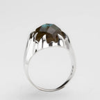 Jaws Ring in Labradorite