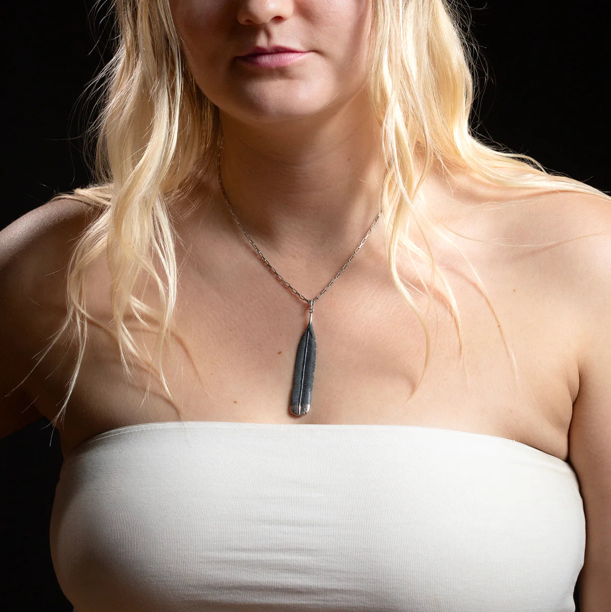 Huia Feather Necklace