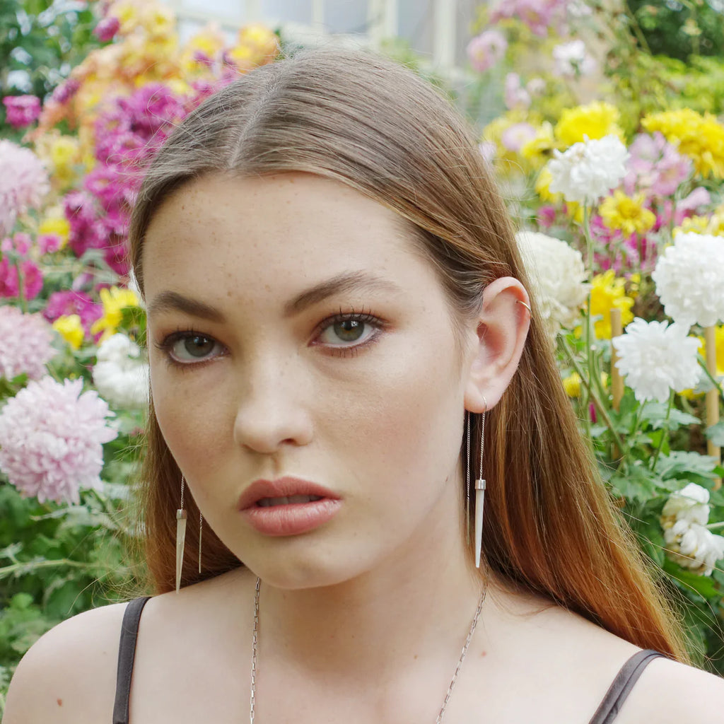 Slipstream Earrings Mother of Pearl