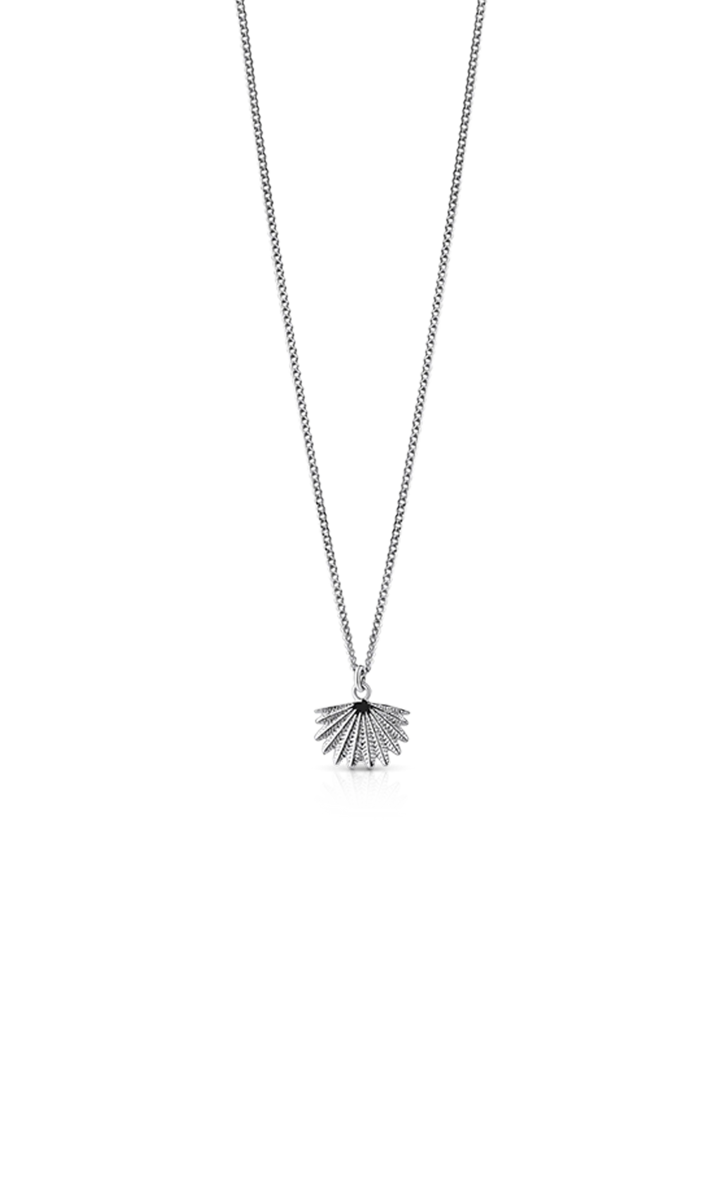 Silver Mini Fan Tail Pendant