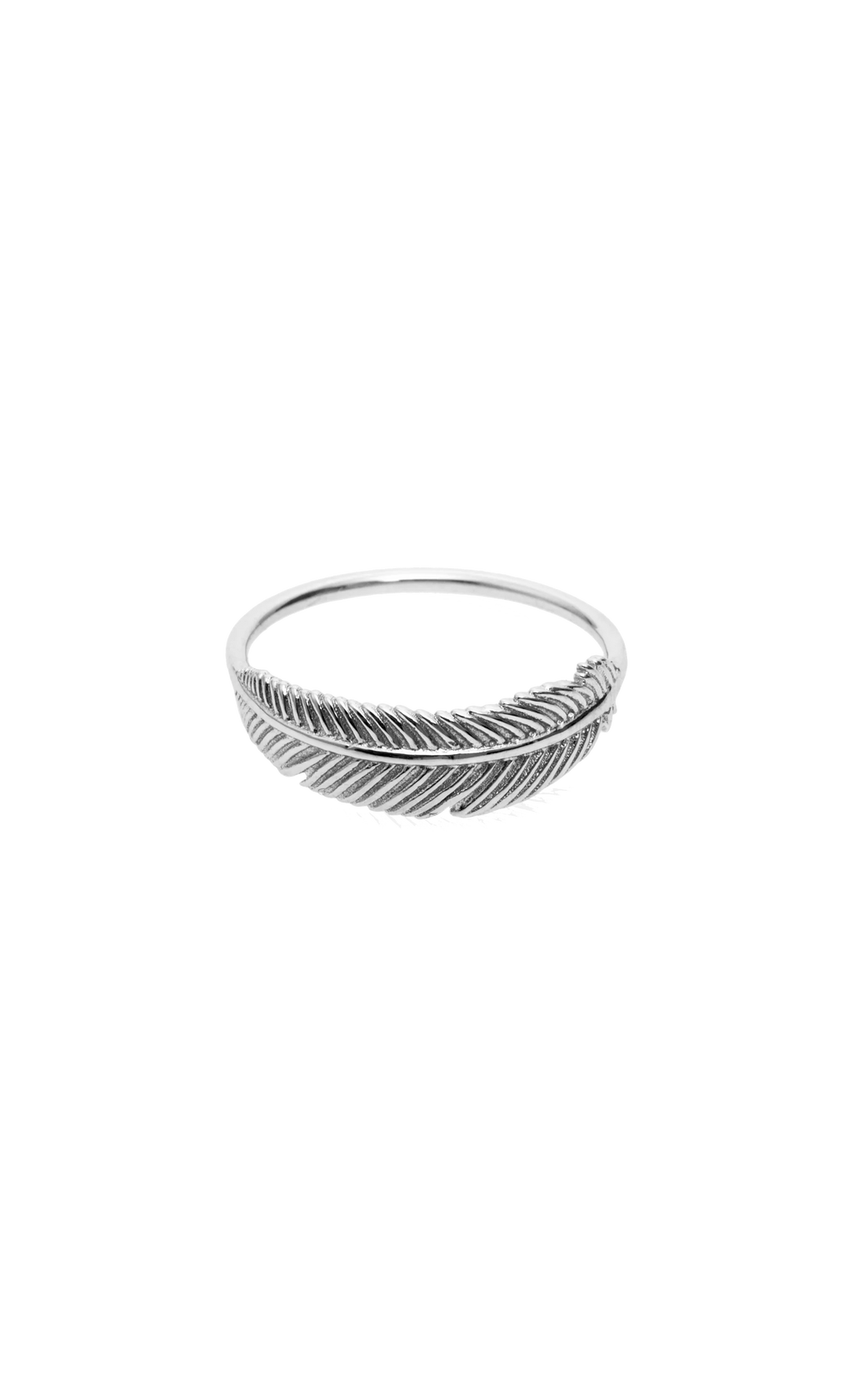 Miromiro Feather Ring