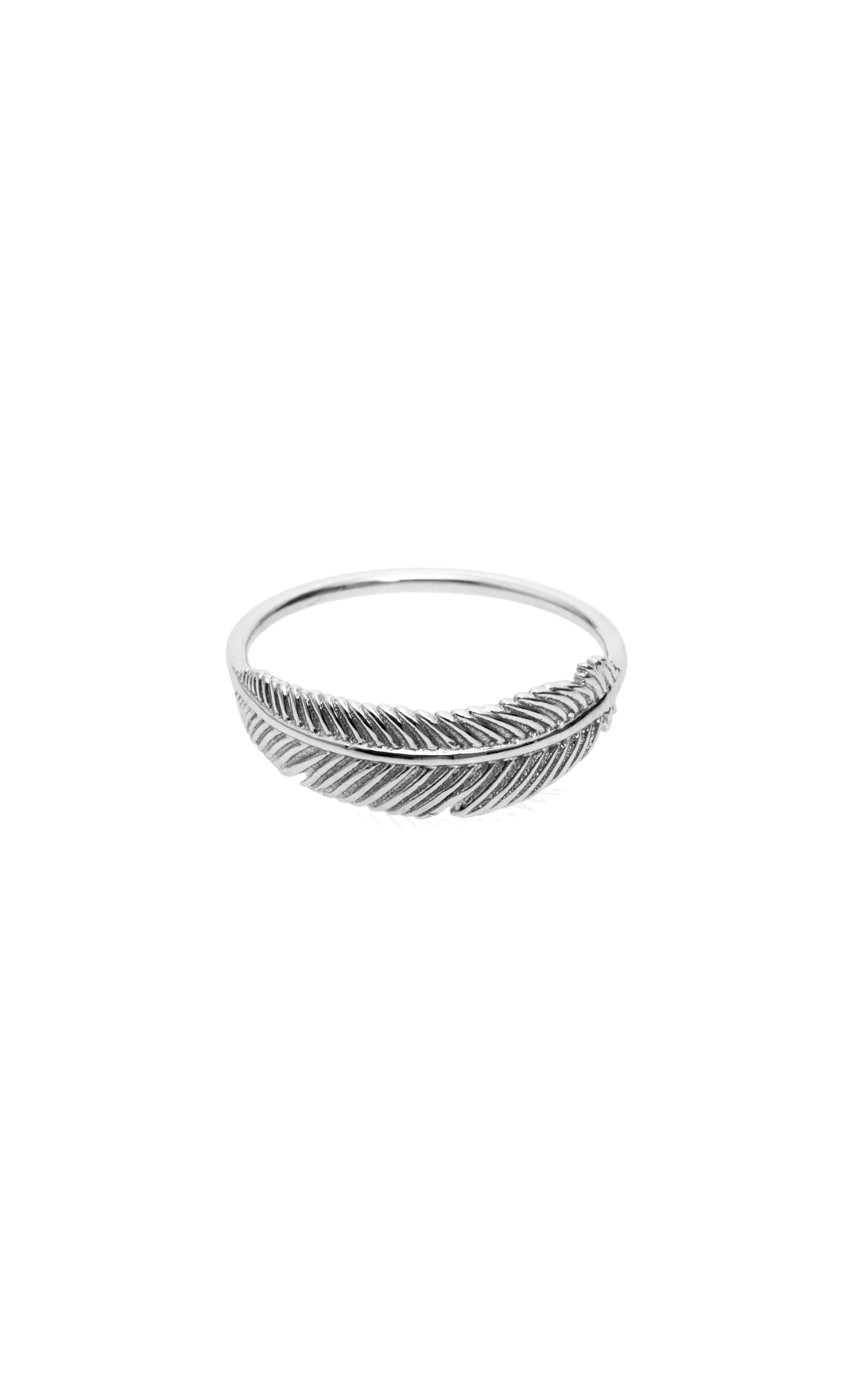 Miromiro Feather Ring