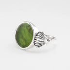 Pīwakawaka Pounamu Ring