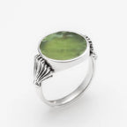 Pīwakawaka Pounamu Ring