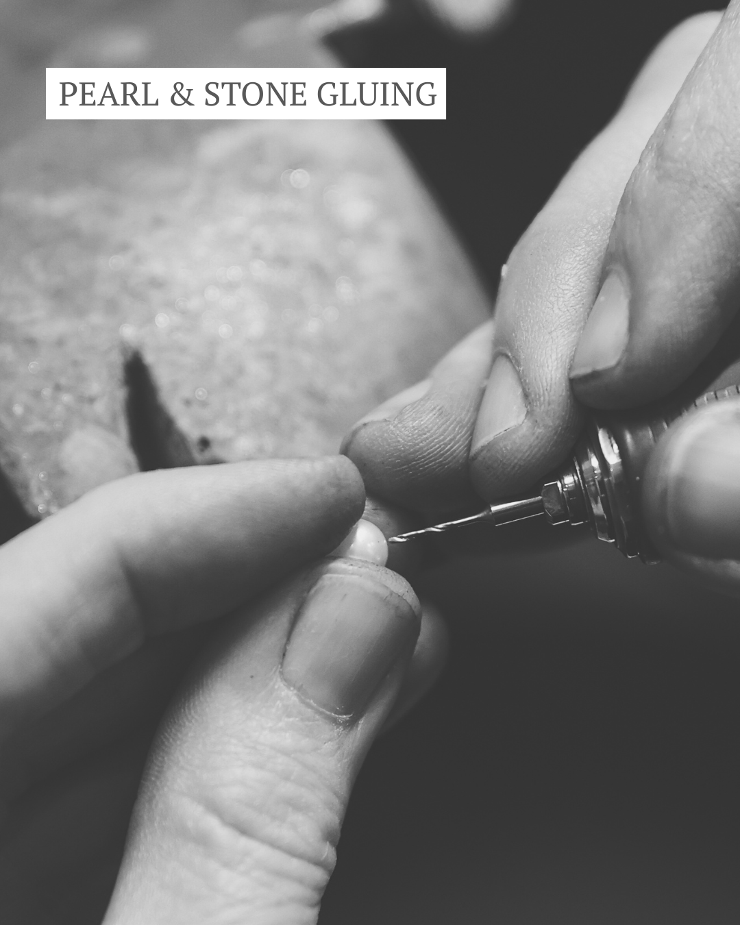 Pearl & Stone Gluing
