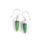 Pounamu Point earrings