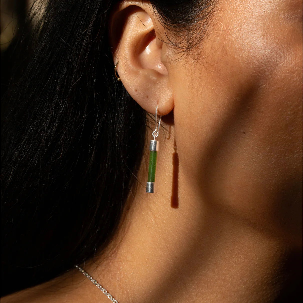Pounamu Fob Earrings