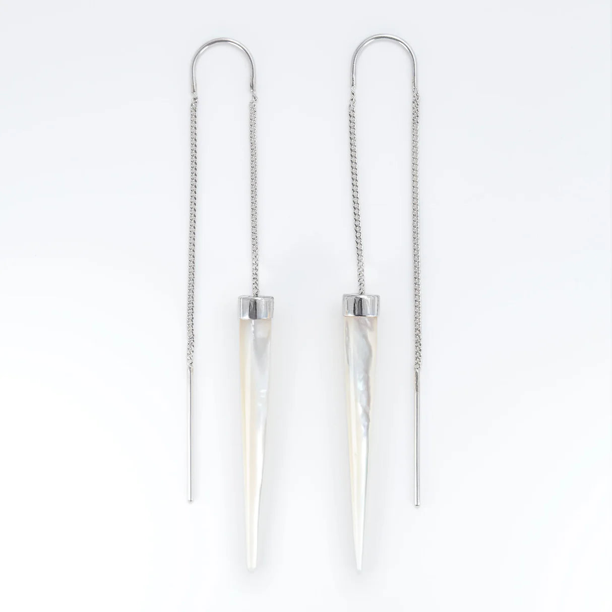 Slipstream Earrings Mother of Pearl