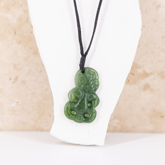 Pounamu Hei Tiki Pendant
