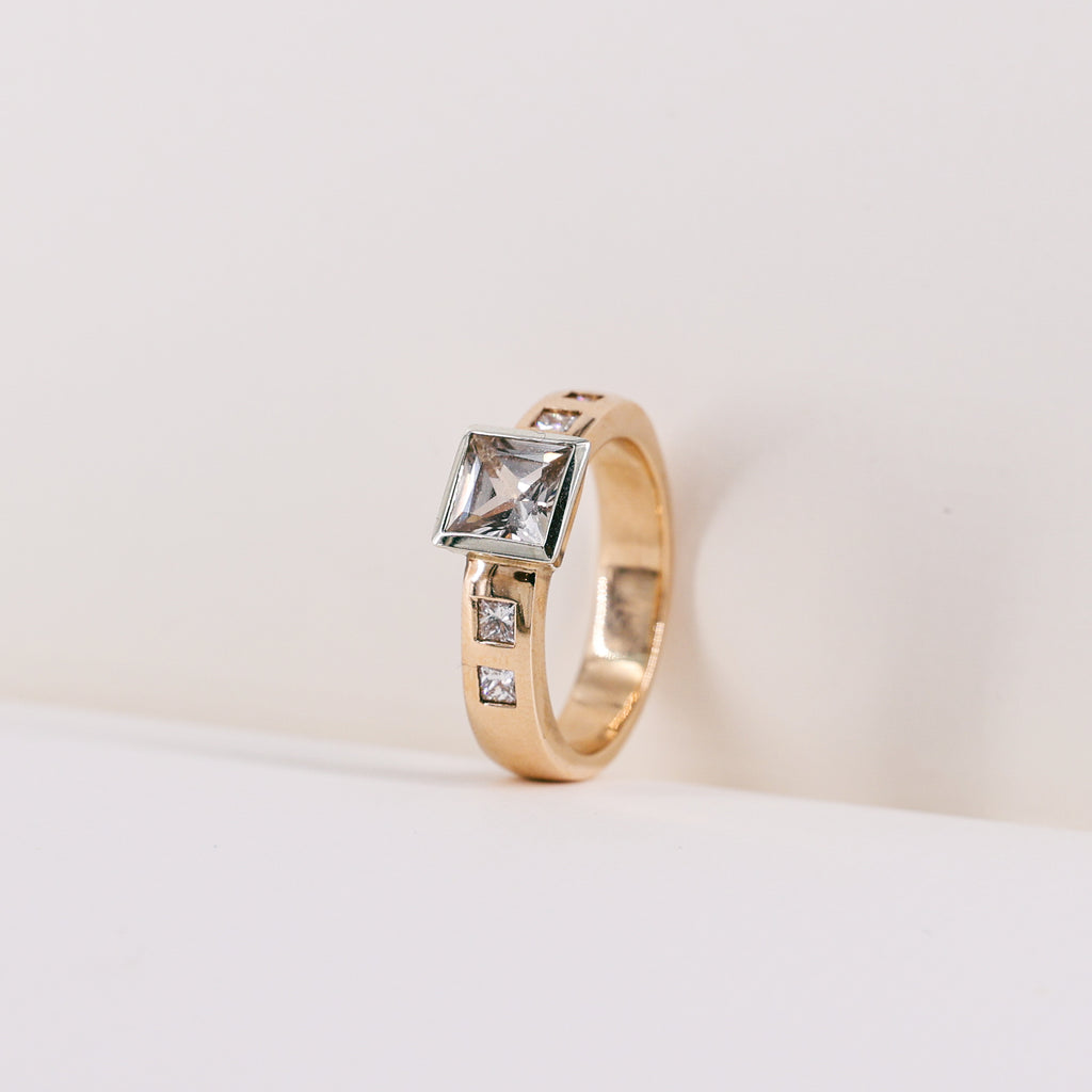 Pink Sapphire 9ct Rose Gold Ring