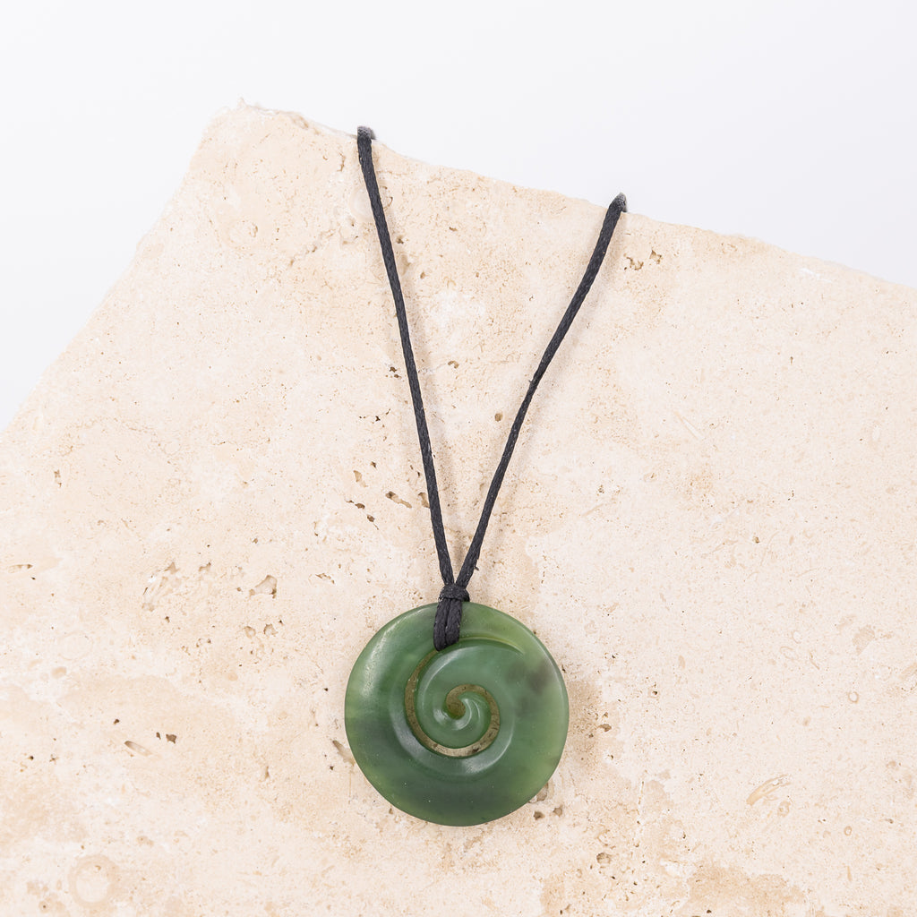 Pounamu Koru/Spiral Pendant