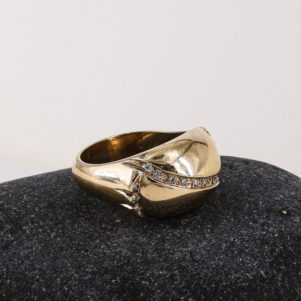 9ct Minimalist Solid Gold Ring