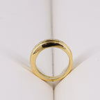 18ct Yellow Gold Princess-Cut Diamond Band