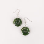 Pounamu Koru/Spiral Earrings