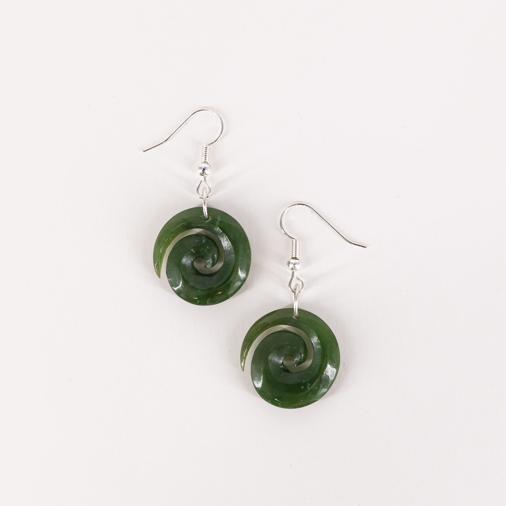 Pounamu Koru/Spiral Earrings