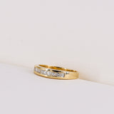 18ct Gold Minimalist Bezel-Set Ring