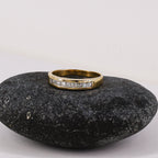 18ct Gold Minimalist Bezel-Set Ring