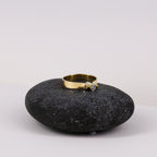 18ct Yellow Gold Bezel-set Diamond Ring
