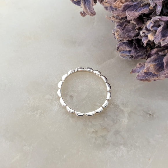 Scallop Stacking Ring