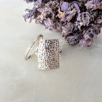 Textured Rectangle Ring