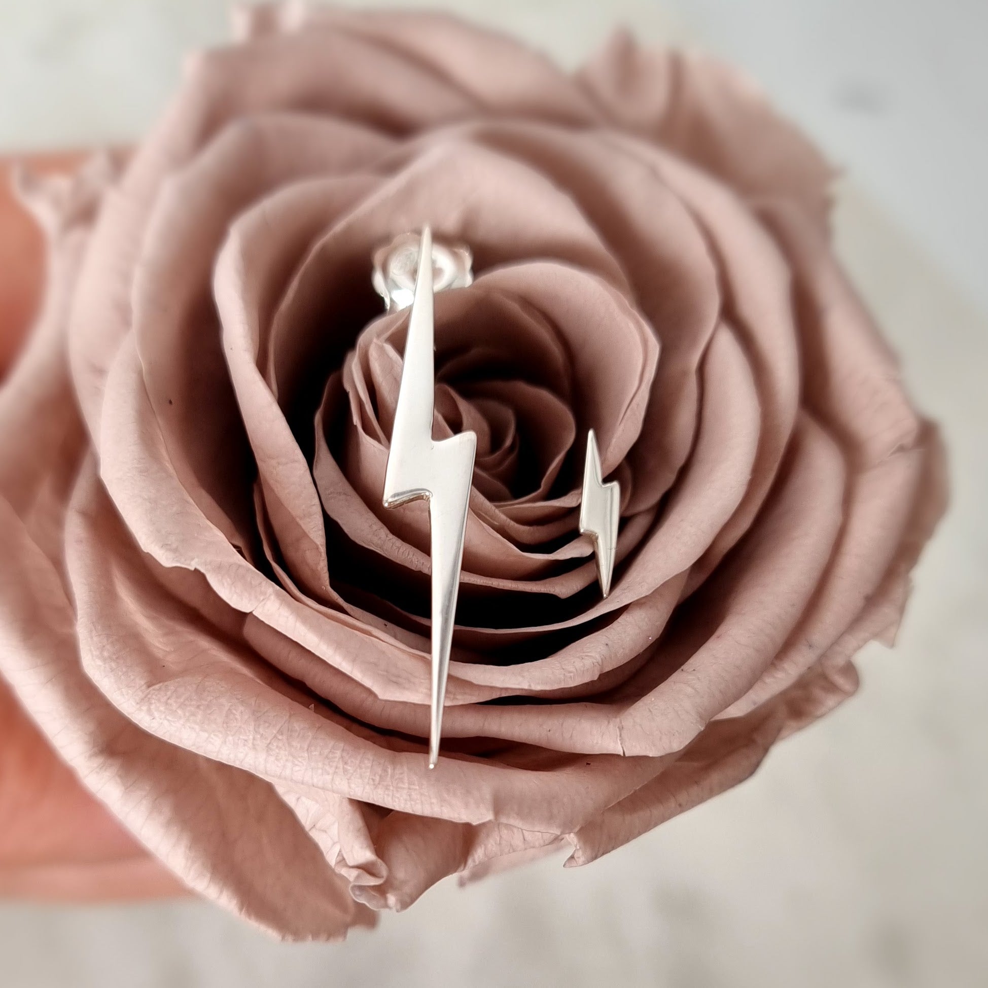 Miss Matched Lightening Bolt Earrings