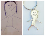 Children's art work made into heirloom jewellery