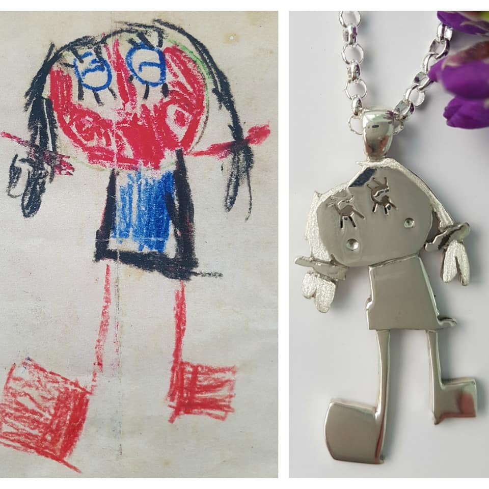 Kids art sales into jewelry